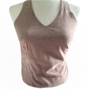 J. Crew Suede Halter Top